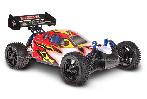 Himoto 1:10 Brushless Buggy White Flames