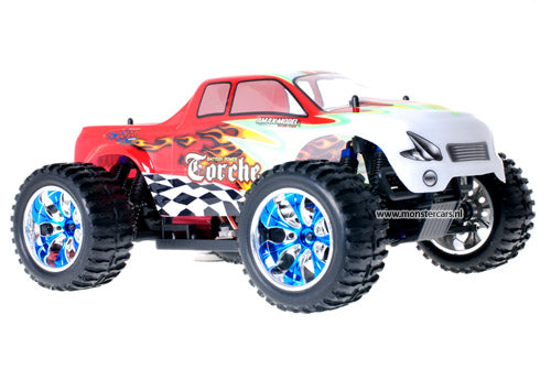 Himoto Brushless Truck White Red 2.4GHz AANBIEDING!