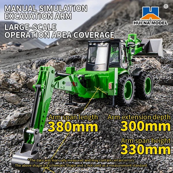 Huina RC 1579 1:14 Graafmachine Tractor