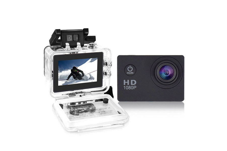 HD Action Sports Camera 1080P 2inch LCD 30m Waterproof