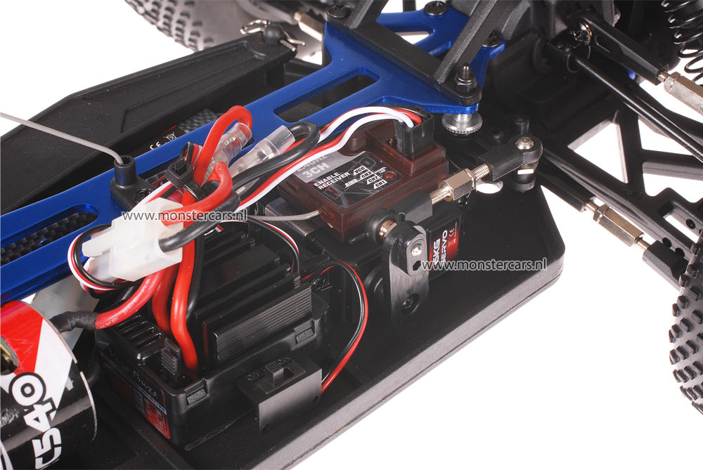 Himoto 1:10 Truggy Tribeshead Green Flames - Kap