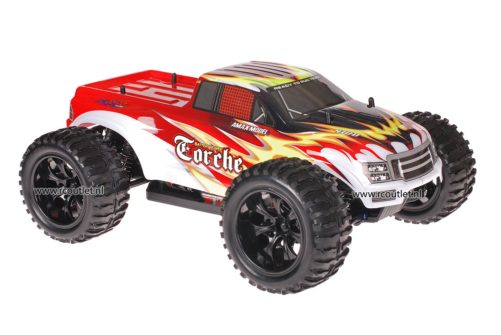 Himoto 1:10 RC Monster Truck Explosion Red 2.4GHz AANBIEDING!