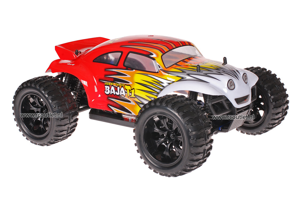 Himoto 1:10 RC Monster Truck Baja Beetle Red 2.4GHz AANBIEDING!