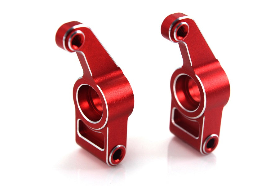 33002 Red Aluminium Rear Hubs E10