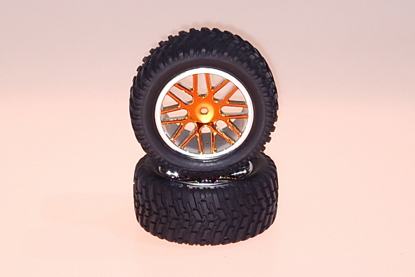 15502PG Velg + Band Chrome Goud Short Course (2St)