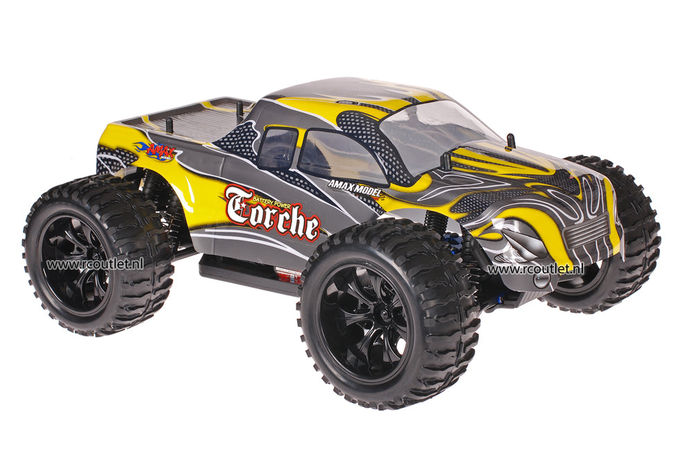 Himoto 1:10 Truck Yellow Carbon - Kap