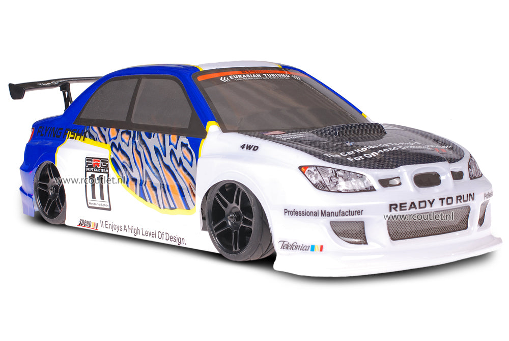 Himoto 1:10 Subaru Blue Carbon