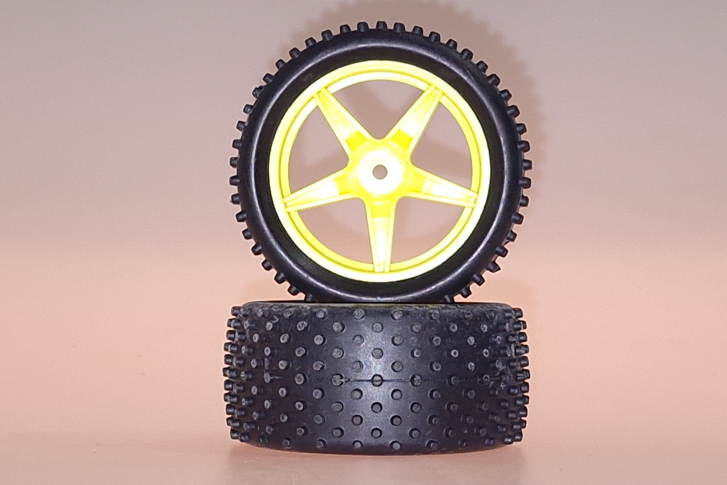 06026Y Velg + Band GEEL BUGGY ACHTER (2St)