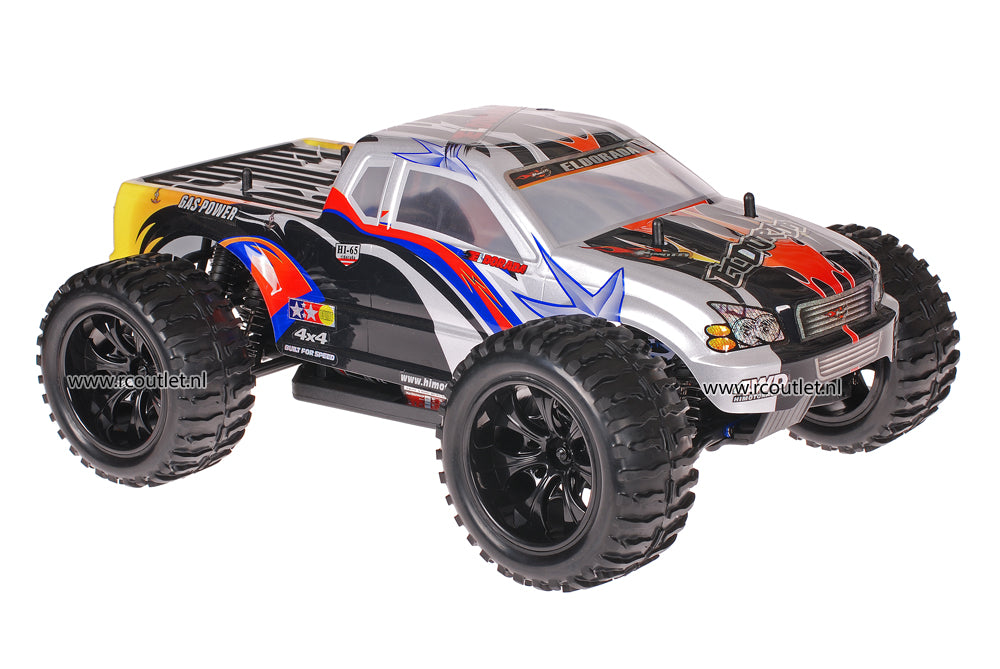 Himoto 1:10 RC Monster Truck Black Star 2.4GHz AANBIEDING!