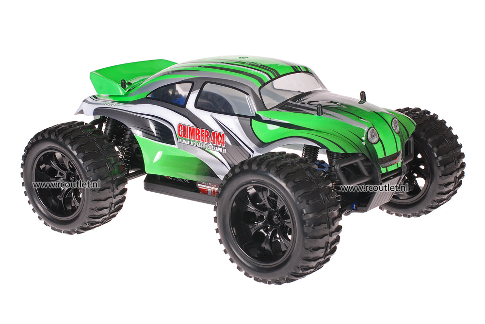 Himoto 1:10 RC Monster Truck Baja Beetle Green Grey 2.4GHz AANBIEDING!
