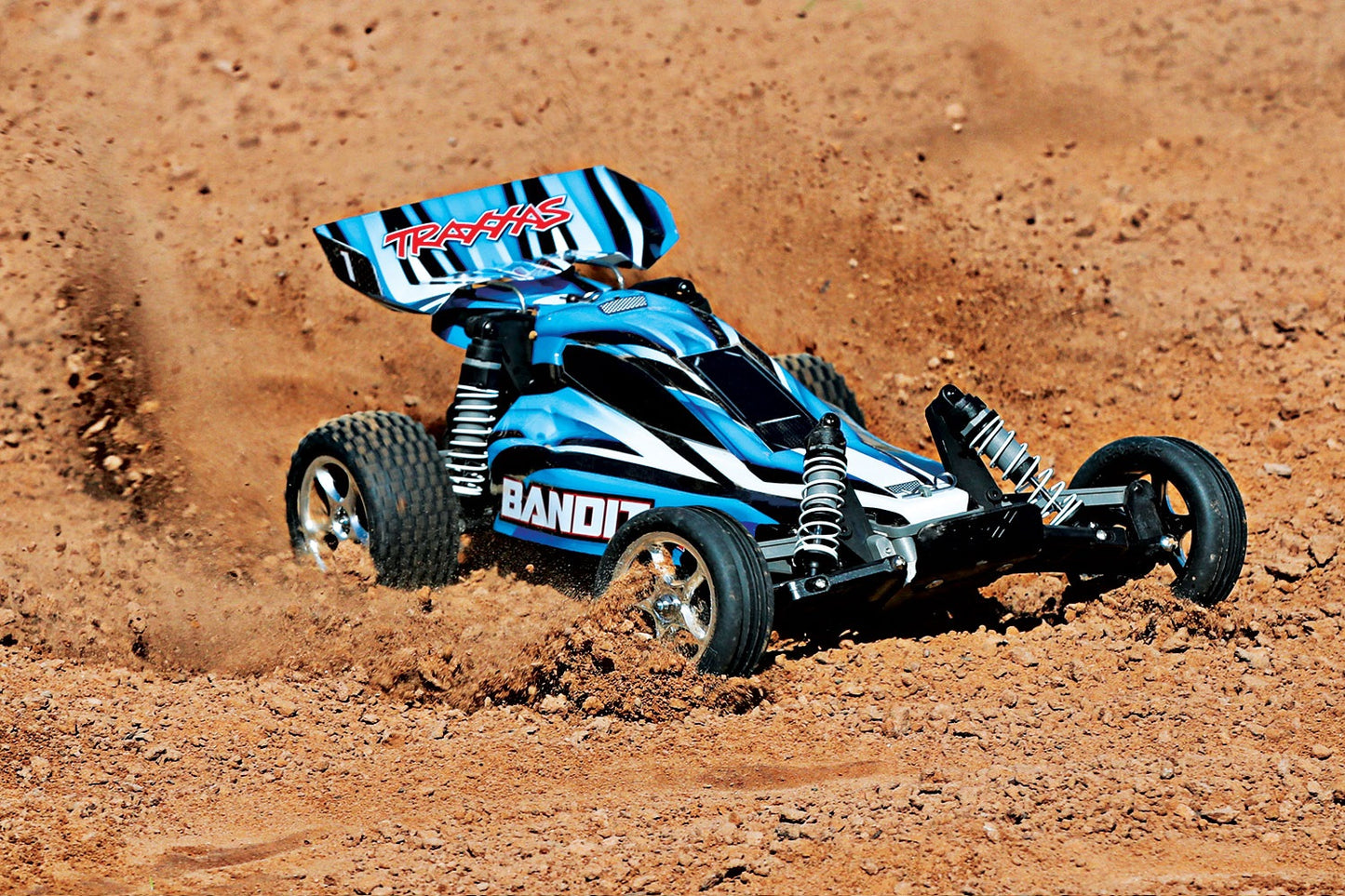 Traxxas Bandit XL5 Rood GEEN Accu en Lader