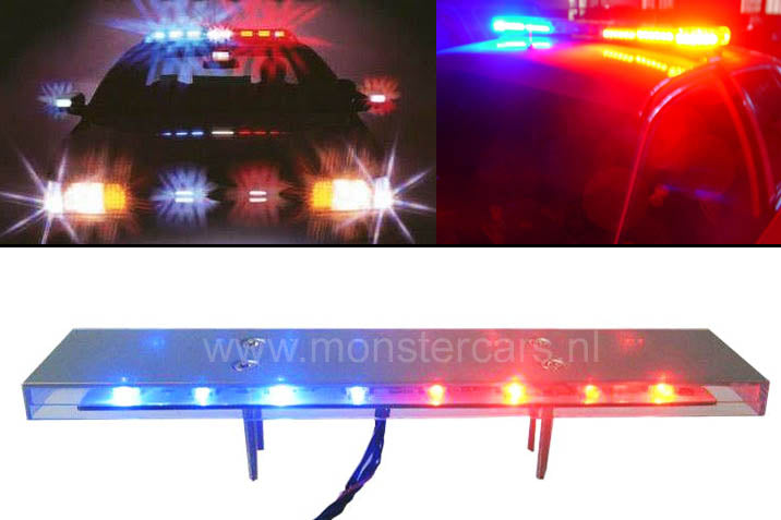 NIEUW! Politie 16-LED-Verlichtingsbalk