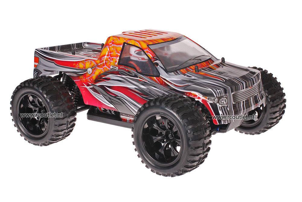 Himoto 1:10 RC Monster Truck Red Vulcan 2.4GHz AANBIEDING!