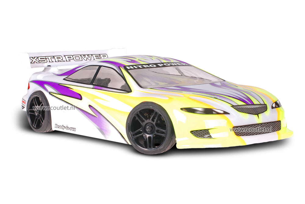 Himoto 1:10 Brushless Nascada Xeme Purple Yellow