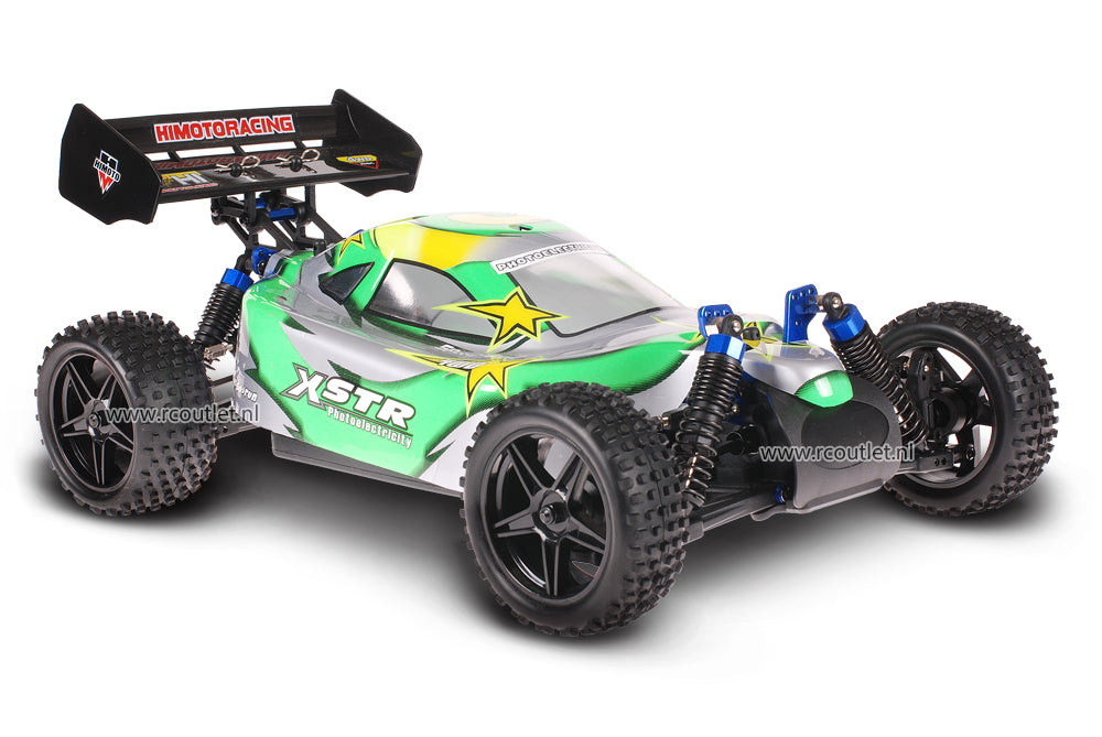 Himoto 1:10 Brushless Buggy Green Spiral