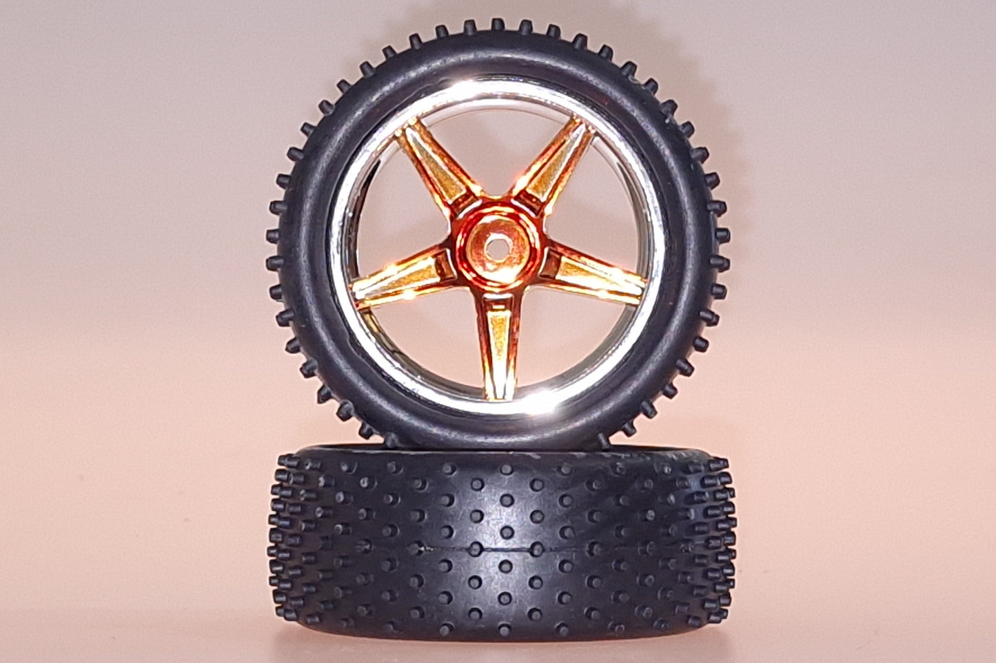 06010PG Velg + Band ORANJE BUGGY VOOR (2St)