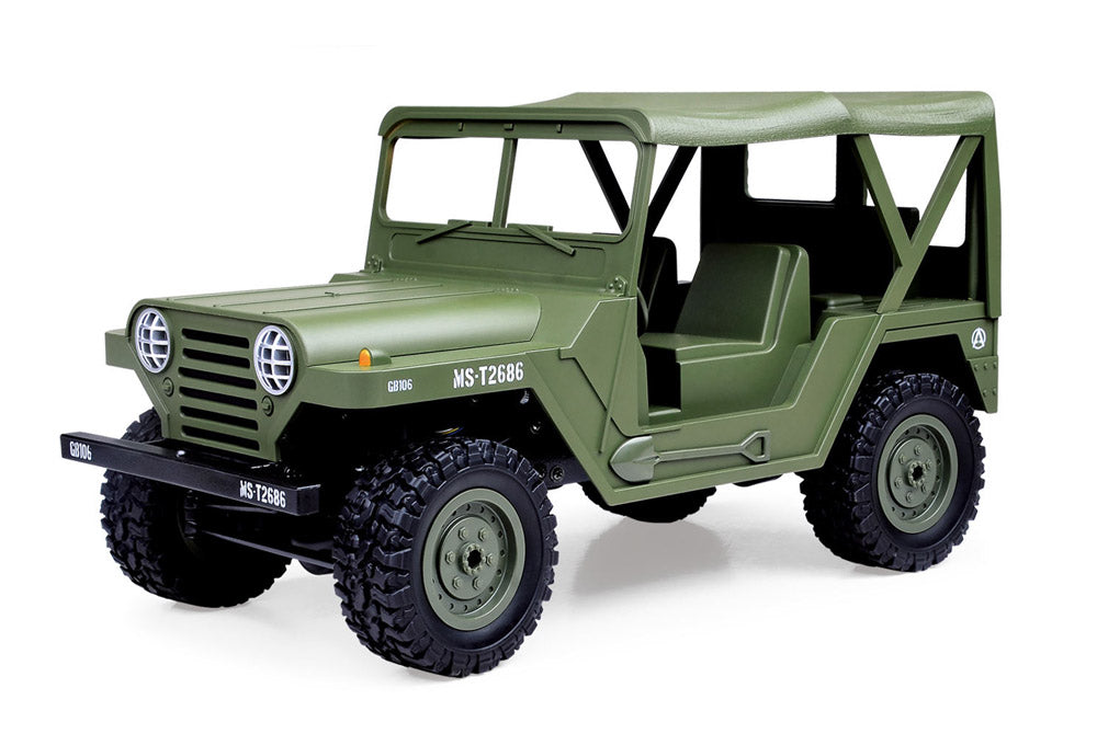Vortex RC Military Jeep 4WD Green 2.4GHz