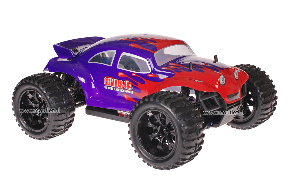 Himoto 1:10 RC Monster Truck Baja Beetle Purple 2.4GHz AANBIEDING!