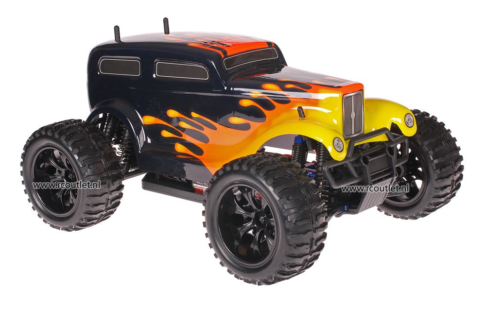 Himoto 1:10 RC Monster Truck Undertaker Black 2.4GHz AANBIEDING!