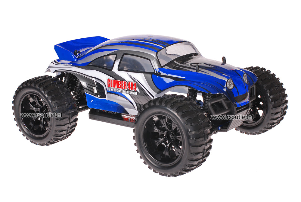 Himoto 1:10 RC Monster Truck Baja Beetle Blue 2.4GHz AANBIEDING!