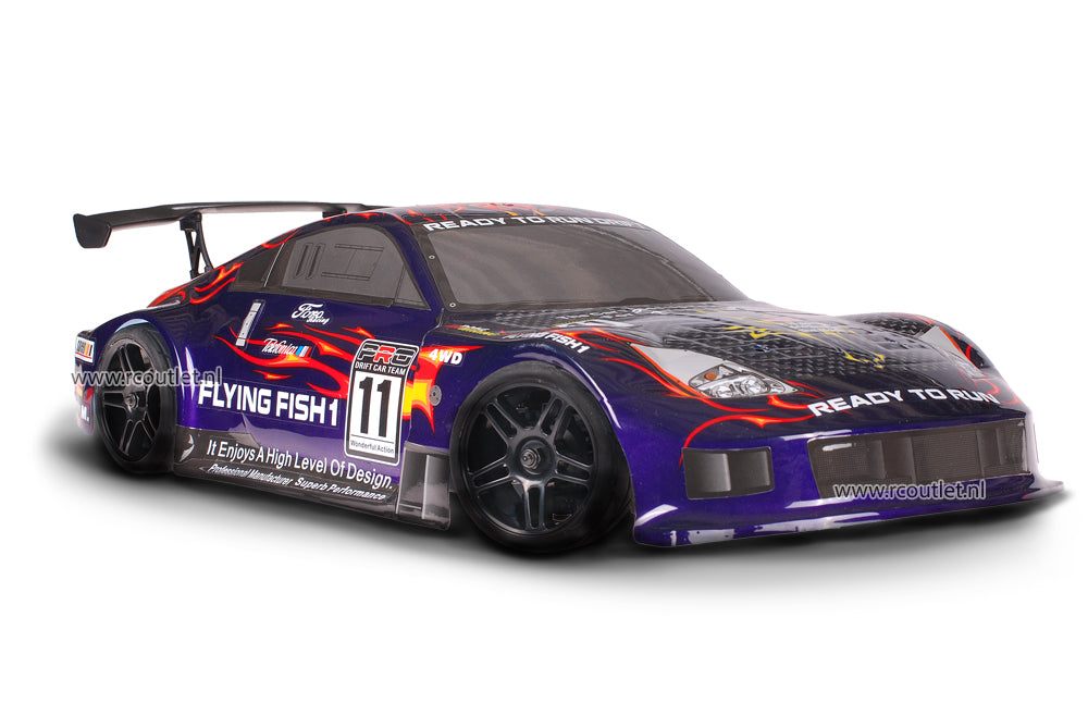 Himoto 1:10 Porsche 911 Purple Carbon