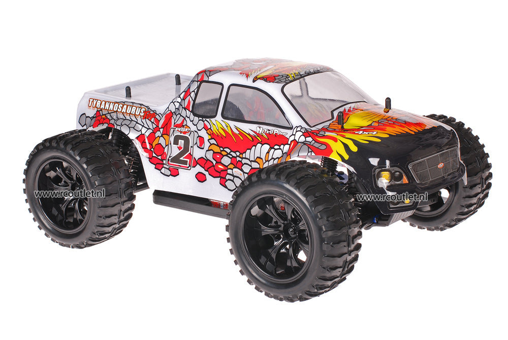 Himoto 1:10 RC Monster Truck White Cobra 2.4GHz AANBIEDING!