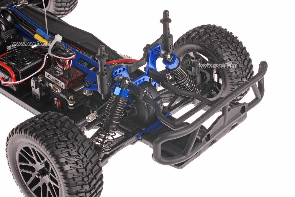 Himoto 1:10 Brushless Rally Short Course Truck Black Flames