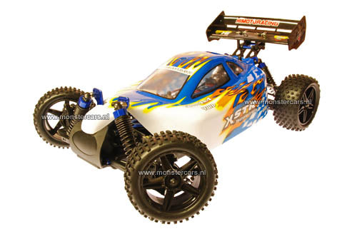Himoto 1:10 Buggy White Blue