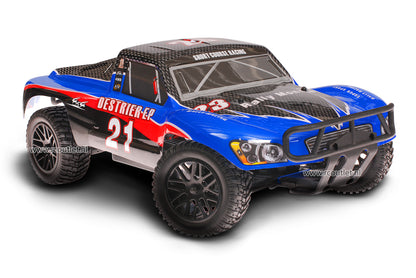 Himoto 1:10 Brushless Rally Short Course Truck Blue Carbon