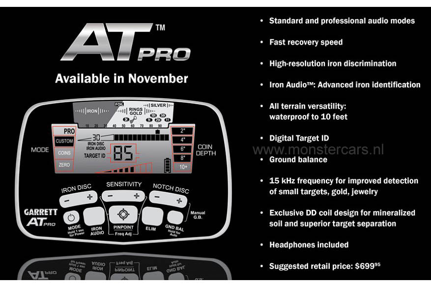 Garrett AT Pro International + Actiepakket AANBIEDING!