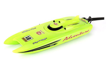 Heng Long 3788 Katamaran Speedboot + 2S LiPo Accu | 30km/u Geel
