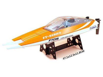 Fei Lun FT016 Boot + 2S LiPo Accu | 30km/uur! Oranje