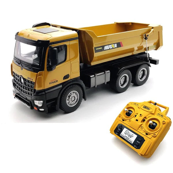 Huina RC 1582 1:14 Kiepwagen (Volledig Staal)