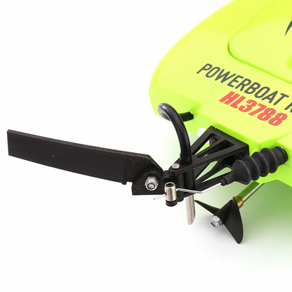 Heng Long 3788 Katamaran Speedboot + 2S LiPo Accu | 30km/u Rood