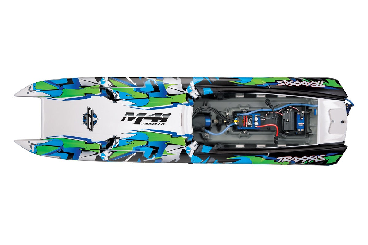 Traxxas DCB M41 Catamaran Speedboot TQi TSM Groen