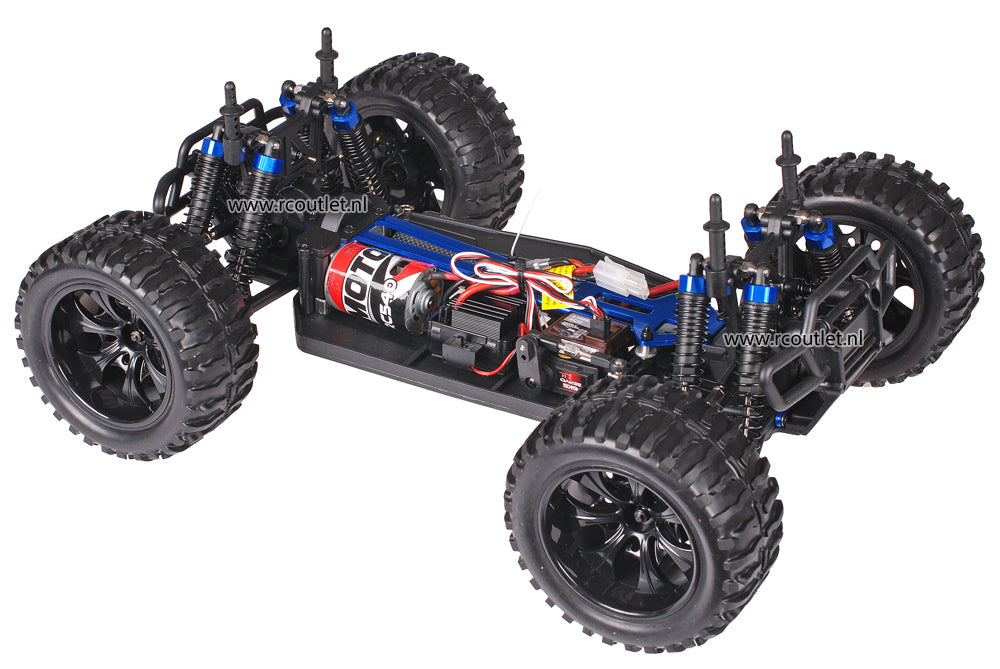 Himoto 1:10 RC Monster Truck Blue Beast 2.4GHz AANBIEDING!