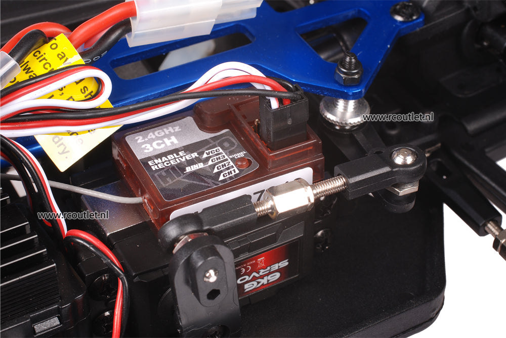 Himoto 1:10 RC Monster Truck Blue Beast 2.4GHz AANBIEDING!