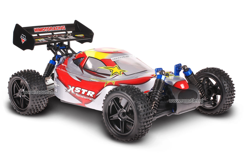 Himoto 1:10 Brushless Buggy Red Spiral
