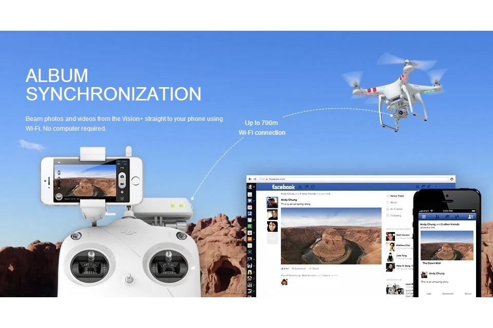 DJI Phantom 2 Vision+, extra accu