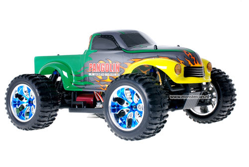 Himoto Brushless Truck Pangolin Green 2.4GHz AANBIEDING!