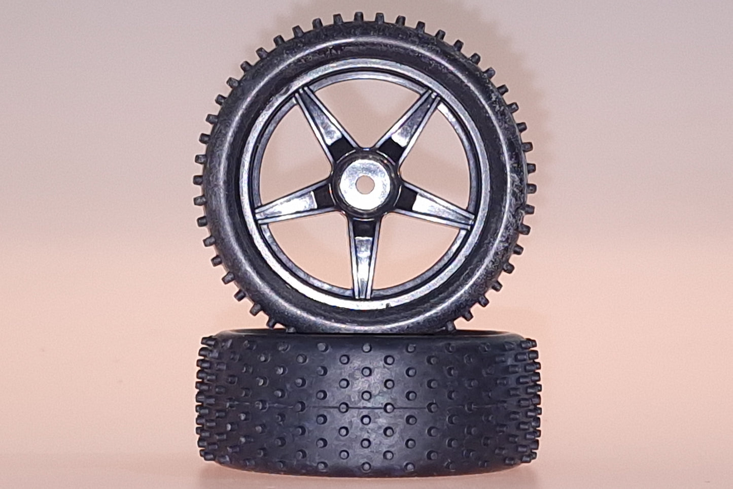 06010BL Velg + Band ZWART BUGGY VOOR (2St)