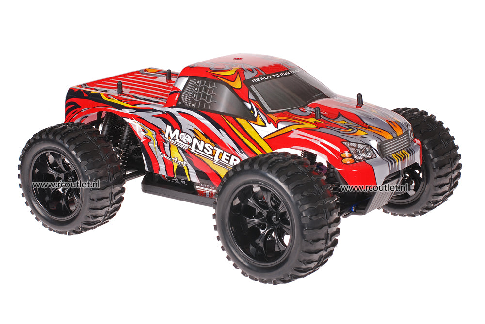 Himoto 1:10 RC Monster Truck Red Bull 2.4GHz AANBIEDING!