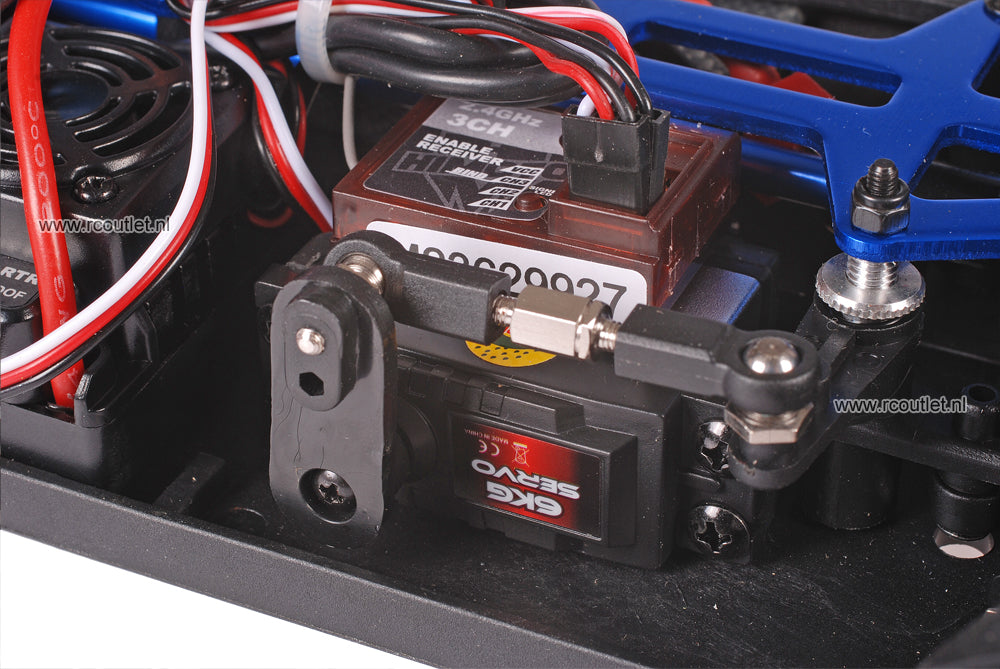 Himoto 1:10 Brushless Bad Boy Red Carbon