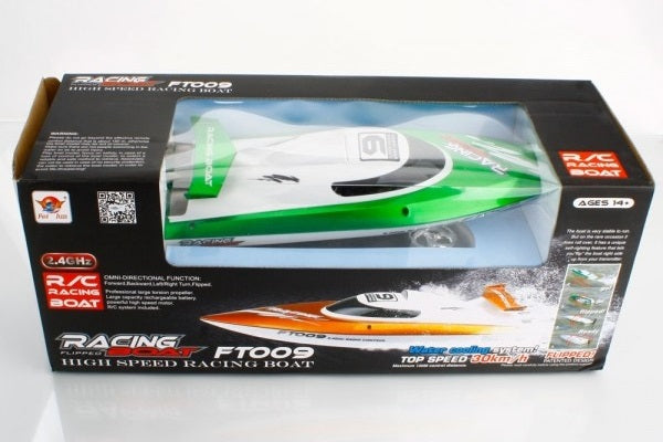 Fei Lun FT009 Boot + 2S LiPo Accu | 30km/uur! Groen