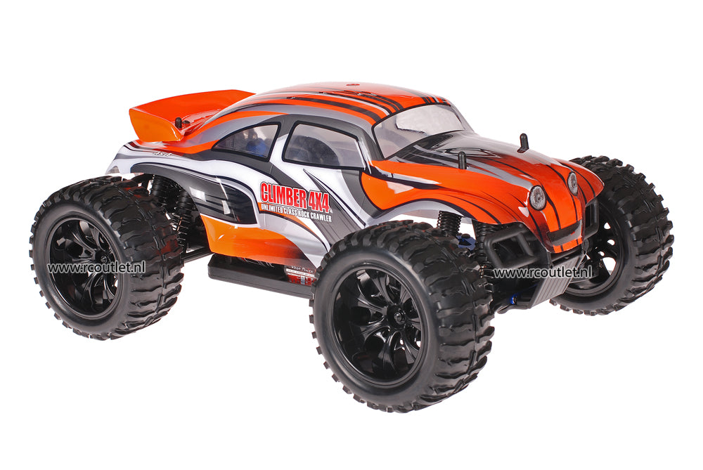 Himoto 1:10 RC Monster Truck Baja Beetle Orange 2.4GHz AANBIEDING!