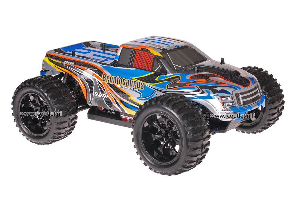 Himoto 1:10 RC Monster Truck Blue Spider 2.4GHz AANBIEDING!