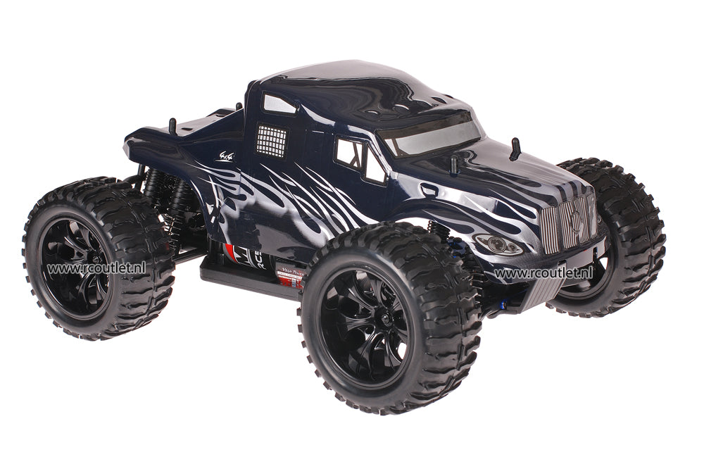 Himoto 1:10 RC Monster Truck Black 2.4GHz AANBIEDING!