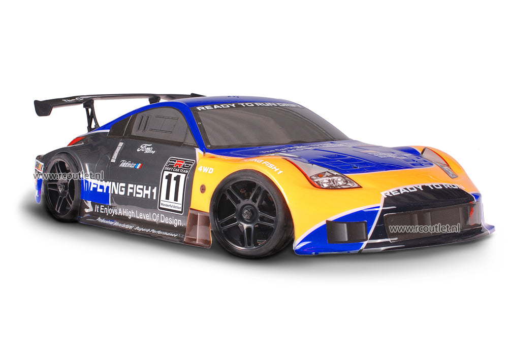 Himoto 1:10 Porsche 911 Orange Carbon - Kap