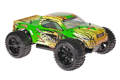 Himoto 1:10 RC Monster Truck Leopard Green 2.4GHz AANBIEDING!