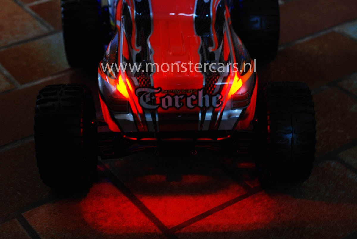 RC 4-LED Kap Verlichting - 9V Aansluiting